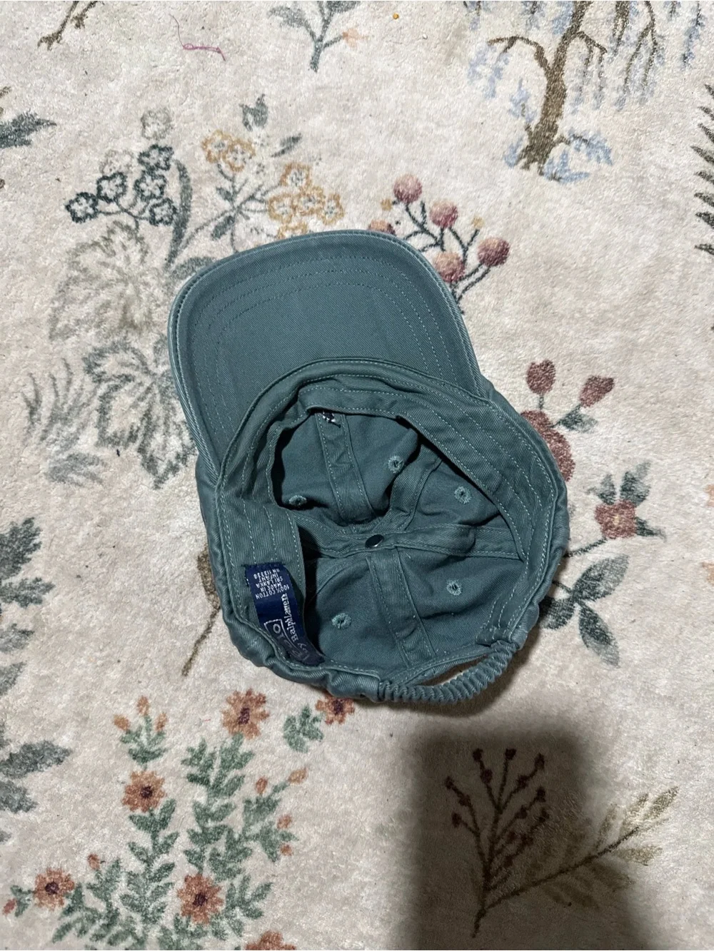 Vintage Polo by Ralph Lauren Green Classic Cotton Baseball Cap infant